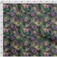 thumbnail image 4 of Soimoi Floral Print,Cotton Cambric, Quilting Fabric Sold by The Yard 42 Inch Wide, Medium Weight Cotton Fabric, SewingSupplies, Violet, 4 of 5