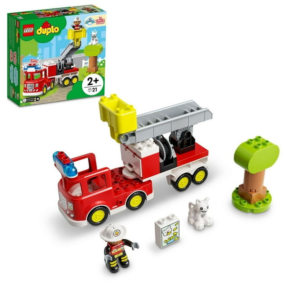 LEGO DUPLO Town Fire Truck 10969 Toy Building Kit (21 Pieces)