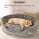 thumbnail image 2 of Big Dogs House Soft Double-Side Pet Cat Dog Bed Warm Sofa Cushion Large Pet Basket Blanket Accessories Medium Kennel Products ShopWise Round, 2 of 7