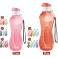 thumbnail image 6 of Milton 17 oz Pastel Color Plastic Water Bottles with Wide Mouth and Flip-Top Lid (4 Pack), 6 of 6