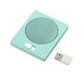 thumbnail image 1 of DOLITY Coffee Warmer for Desk Coaster Multi Use for Hot Chocolate Portable Beverage Cup Green, 1 of 9