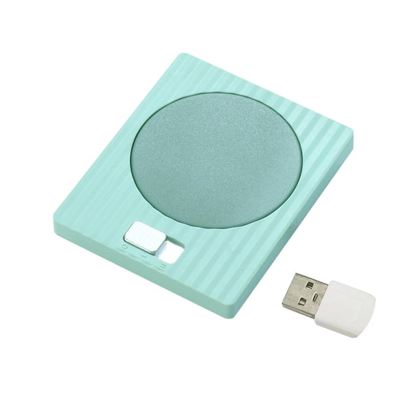 Calentador de café para escritorio Calentador de bebidas Calentador de tazas Calentador y calentamiento de bebidas eléctrico Verde