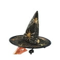 thumbnail image 5 of Halloween Goose Outfit Witch Porch Goose Clothes Black Cobweb Gothic Dress with Black Peaked Hat for 23" Halloween Outdoor Patio Yard Lawn Art Decoration, 5 of 6
