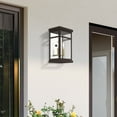 thumbnail image 2 of Livex Lighting Hopewell 2 Light Outdoor Wall Lantern in Bronze, 2 of 9