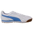 thumbnail image 2 of Puma Men's Roma Anniversario White / Azure Blue Ankle-High Leather Sneaker - 10M, 2 of 5