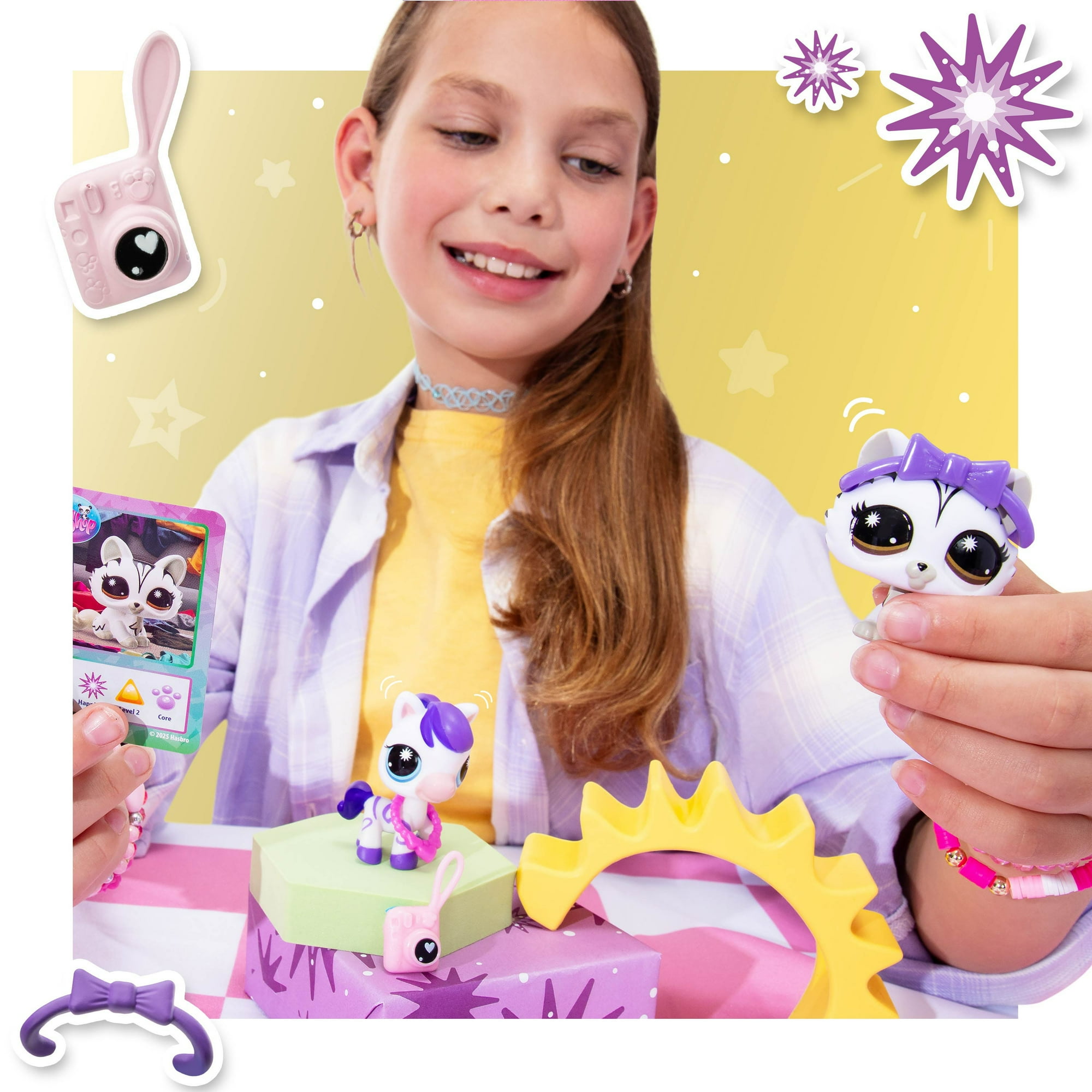 Littlest Pet Shop Pet Pairs Pack Series Stylin' Stripes