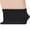 Black, variant on 8 Pairs Womens Ruffle Socks, Cute Turn-Cuff Casual Ankle Dress Socks, White Crew Frilly Sock Size 5.5-8