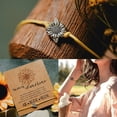thumbnail image 7 of SUSHANG Alloy Sunflower Braided Bracelet Fashion Classic Personality Card Bracelet Alloy Sunflower Wax Thread Woven Bracelet Jewelry for Women, 7 of 7