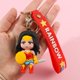 thumbnail image 1 of Vengadores dibujos animados capitán Spider Man llavero de silicona Ironman Hulk Deadpool muñeca llavero bolsa accesorios llavero de coche xuanjing  unisex, 1 of 2