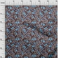thumbnail image 3 of oneOone Polyester Spandex Brown Fabric Floral Dress Material Fabric Print Fabric By The Yard 56 Inch Wide, 3 of 5