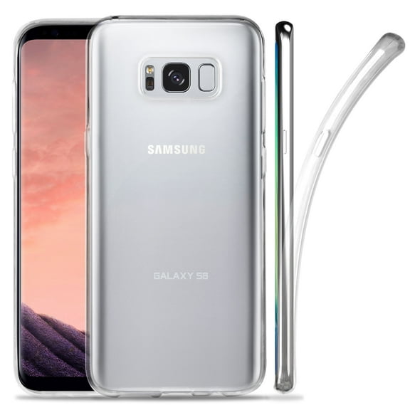 NEW TRANSPARENT FLEX GEL TPU SKIN CASE COVER FOR SAMSUNG GALAXY S8 SM-G950
