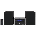 thumbnail image 1 of Jensen JBS-210 3-Piece Modern Compact Bluetooth Stereo Shelf System, CD Player, Digital AM/FM Stereo with Speakers, Aux-in, & Remote Control Included, 1 of 7