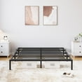 thumbnail image 6 of Full Bed Frames,10 Inch Metal Platform Bed with Steel Slat Support,Full Bed Frame No Box Spring Needed,Heavy Duty Metal Platform Bed Frame Full Size for Bedroom Easy Assembly,Noise Free,Black, 6 of 8