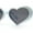 Blue - Black, variant on Womens Iridescent Rhinestone Bling Bubbly Heart Shape Sunglasses Pink