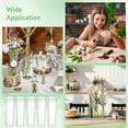 thumbnail image 6 of 50 Pcs Plastic Floral Water Tubes, 60 ml Flower Stem Nutrition Vials, Plant Tubes for Milkweed Cuttings, Plant Branch Vials with Caps, Clear Floral Breeding Tubes for Flower Arrangements, 6 of 6