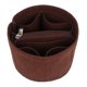 thumbnail image 1 of Forro para bolsa de almacenamiento, forro para bolso de moda, compartimentos interiores, tipo cubo Café, 1 of 7