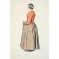 thumbnail image 2 of Christen Dalsgaard 11x14 Gold Ornate Wood Frame and Double Matted Museum Art Print Titled - Girl in Morning Suit (1851), 2 of 4
