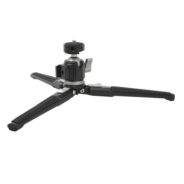 Mini Phone Tripod, Tabletop Tripod Aluminum Alloy 4kg Load Capacity for Indoor Shooting