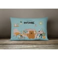 thumbnail image 4 of Carolines Treasures CK7987PW1216 Red Chow Chow Sweet Home Canvas Fabric Decorative Pillow 12H x16W multicolor, 4 of 4