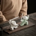 thumbnail image 4 of Adornos de cerámica samurái Horno de aromaterapia Hombre caballeroso Té Mascota Hogar Interior Incienso de sándalo Pieza de incienso, 4 of 6