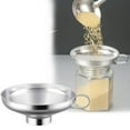 thumbnail image 2 of Wiueurtly Stainless Canning Funnel Lightweight Wide Mouth Jar Funnel With Handle Suitable For Wide Mouth And Conventional Jar Food Grade Jam Kitchen Tools, 2 of 9