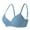 Dark Blue, variant on Women's Bra Seamless Push Up Solid Color Comfortable Underwire Adjustable Straps Support Shape Breathable Everyday Wear
