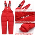 thumbnail image 6 of XXWXYD Toddler Girl Snowsuit 2 Piece Set, Hooded Down Jacket Winter Coat + Windproof Snow Bib Pants, Skiing Suit for Kids 1-6 Years, Warm Insulated Outwear Set, 6 of 7