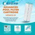thumbnail image 3 of Hurricane HF8412-01 Replacement Spa Filter Cartridge for PA175 and Unicel C-8412, 3 Pack, 3 of 10