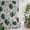 Teal, Emerald, Beige, variant on Red Poppy Floral Shower Curtain - Water Repellent Fabric Shower Curtains Washable, Vintage Botanical Flowers Aesthetic Decorative Polyester Cloth Bathroom Curtains Modern Bath Decor 72"x84"