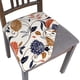 thumbnail image 1 of Fundas elásticas para asiento de silla SearchI, juego de 6 con diseño de flores, 1 of 7