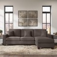 thumbnail image 4 of Canapé sectionnel avec chaise longue réversible 102L Stockton de Bush Furniture, 4 of 8