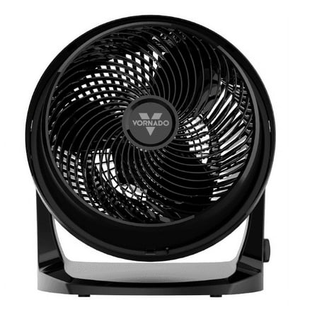 Vornado 62 Whole Room Air Circulator Fan with 3 Speeds, Black