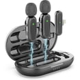 thumbnail image 1 of MCIN Wireless Lavalier Microphone for iPhone iPad, Dual Lapel Microphone Wireless with Noise Reducti Banmo, 1 of 5