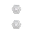thumbnail image 2 of Matsuzay Hexagon Embossing Dies Stencil Metal Scrapbooking Embossed Card Template for Photo Album Frame Stamps Tools Craft 2piezas, 2 of 6
