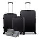 thumbnail image 1 of Juego de 3 Maletas de Viaje Rumbo Rigidas Negro 20 24 28 Pulgadas, 1 of 9