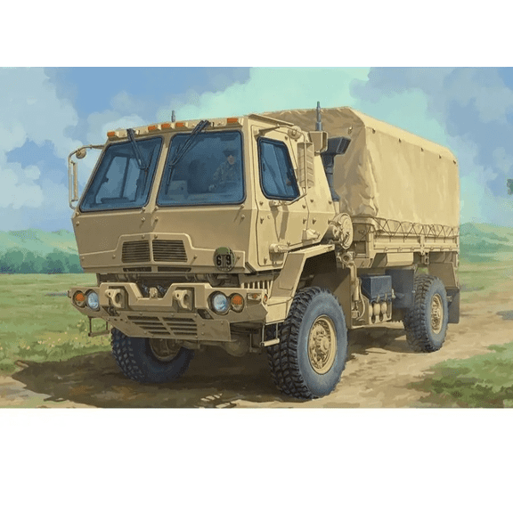 Trumpeter 01097 1:35 M1078A1P2 2.5 Ton LMTV Cargo Truck Assembly Model Kit