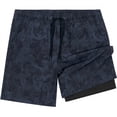 thumbnail image 2 of DAKIMOE Mens Swim Trunks with Compression Liner Quick Dry Board Shorts Beach Sports Short for Men Swimming Bathing Suits with Pockets Swimwear Surfing S to XL, 2 of 9