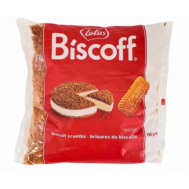 Lotus Biscoff - Biscuit Crumbs - 1CT - 750G - Versatile Topping & Authentic Caramelized Crunch (1CT)