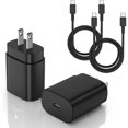 thumbnail image 1 of for Galaxy Super Fast Charging Cord Type C Charger, 25w Android Phone Charger Block &10ft USBC to USB-C Cable S26 S25 S24 S23 S22 S21 S20 (Ultra/Plus), iPad Pro/Air/Mini/Tab 2Pack, 1 of 1