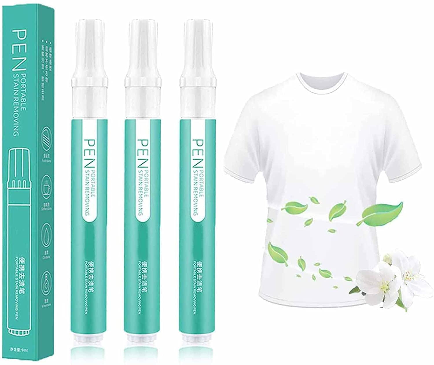 Bleach Pen for Clothing, Portable Bleach Pen for Clothing Stain Removal,Grease Stain Remover