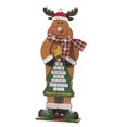 thumbnail image 3 of Advent Calendar Holiday Calendar Home Decoration Festival Calendar for Fireplace Elk, 3 of 9