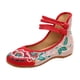 thumbnail image 1 of Sonducket Los zapatos bordados con estilo de lino para mujer agregan un toque único al atuendo, cómodos zapatos planos de ballet transpirables Type2 NO2, 1 of 6