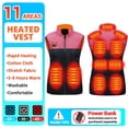 thumbnail image 3 of Chaleco calefactor de 17 áreas para hombre y mujer, chaleco calefactable por USB, chaqueta calefactora de temperatura con Control inteligente, abrigo de algodón para caza, senderismo y esquí, 3 of 5