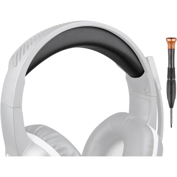 SOULWIT Headband Cover for EKSA E1000 E1000V2 USB Gaming Headsets, Replacement Headstrap Pad Repair Part - Black