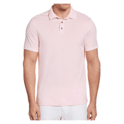 Perry Ellis Men's Chest Stripe Polo, (Pink) - Size XXL