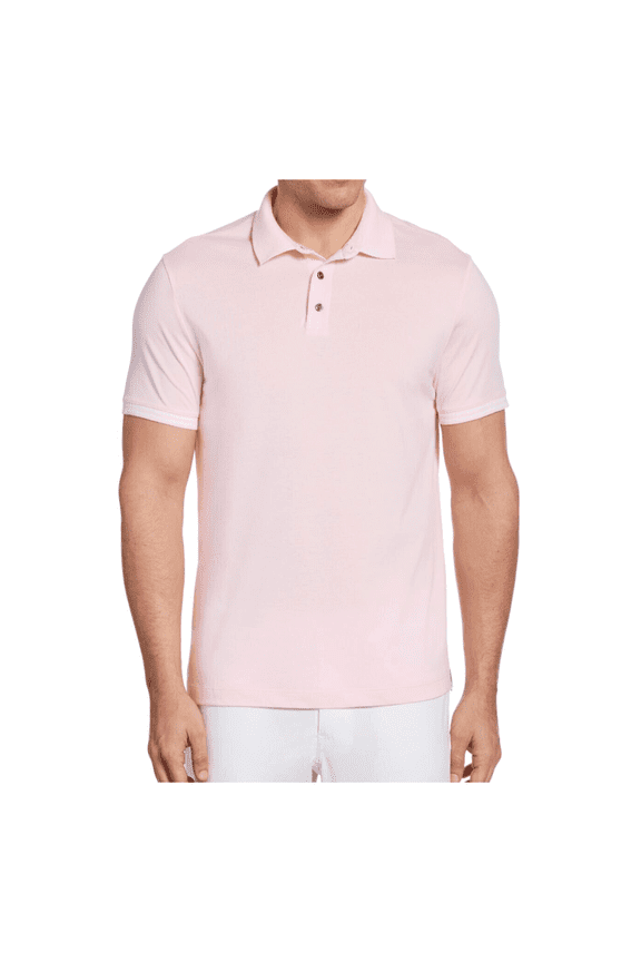 Men's Chest Stripe Polo, (Pink) - Size XXL