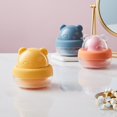 thumbnail image 4 of Blender Egg Case Dustproof Abrasion Resistant Useful Cute Bear Pattern Empty Beauty Egg Box, 4 of 4
