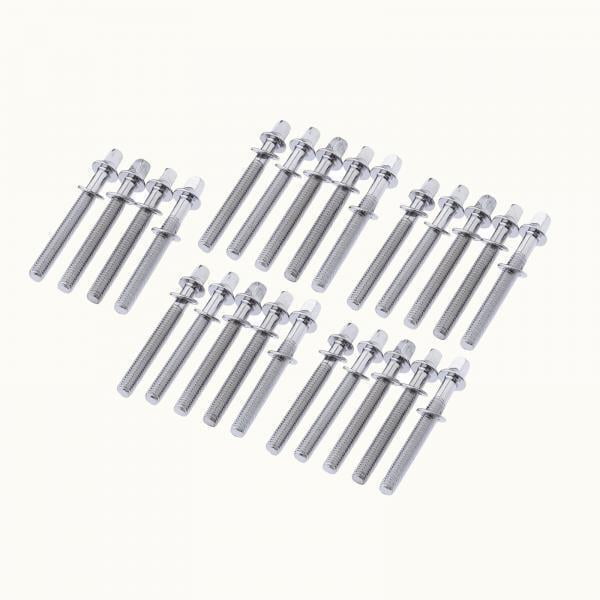 2x24 Piezas Tornillos Para Tambor Varillas De Tensión Para Tambor Accesorio De Reemplazo De Varillas De Tornillo