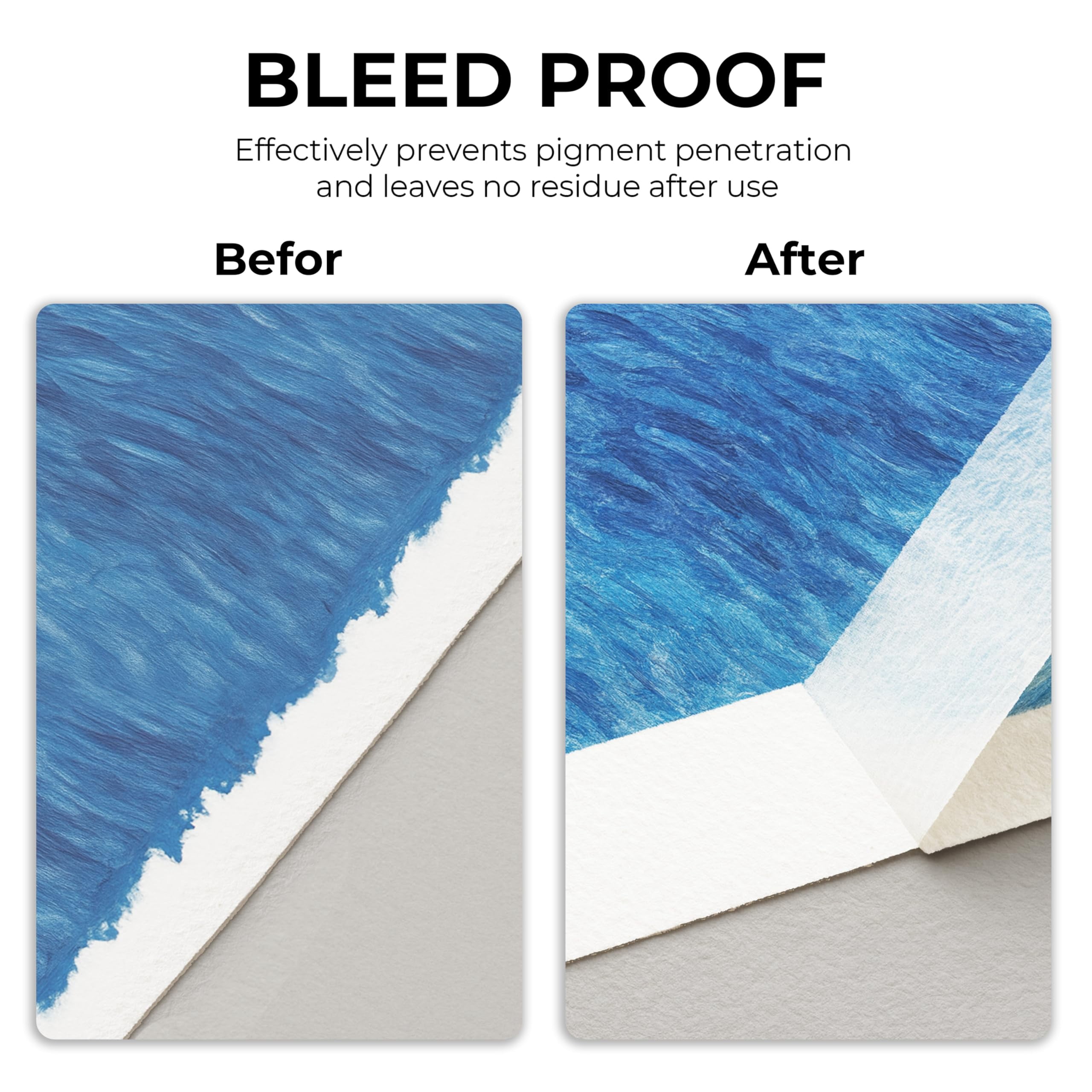 JusArt-kunstenaarstape voor aquarelpapier, 1/2 inch breed, 200 voet lang, witte kunsttape voor maskeren, tekenen en schilderen, zuurvrij, lage kleefkracht