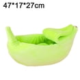 thumbnail image 2 of Cama tipo banana para gatos de invierno, caseta cálida para mascotas, nido para dormir, almohadilla de algodón, almohadilla de vellón coral para perros y gatos, 2 of 5